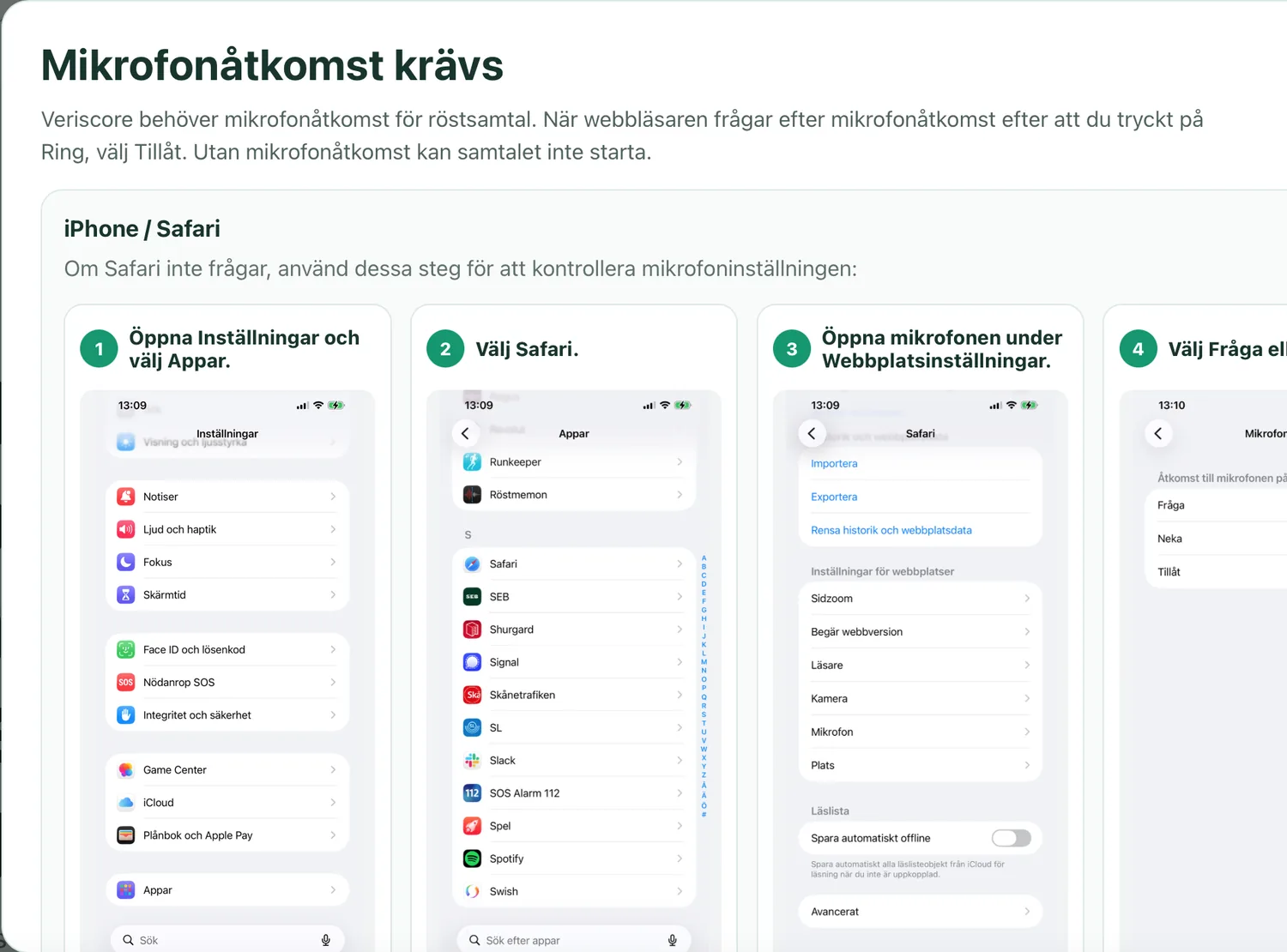 Mikrofonåtkomst