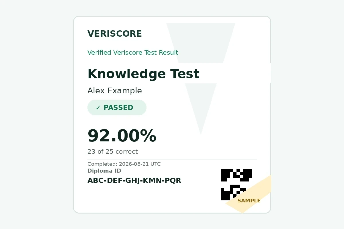 Verify diploma